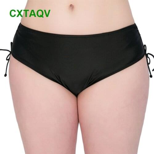 2018 New High Grade Nylon Spandex Two Piece Separate Solid Beach Shorts Mid Waist Swimsuit Pants Water Sports Safety Pants