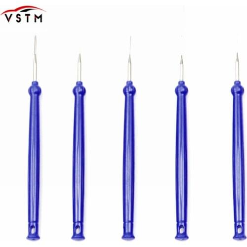 5pcs/set Car Plug Terminal Removal Tool Retractor Pick Puller Repair Tool Electrical Wiring Crimp Connector