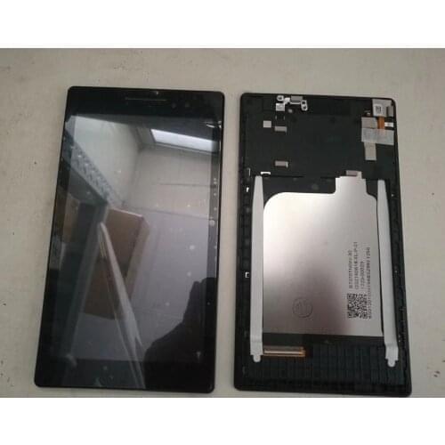 7 inch used parts lcd For Lenovo Tab 2 A7-20 A7-20F Replacement LCD Display Touch Screen with Frame Assembly Black