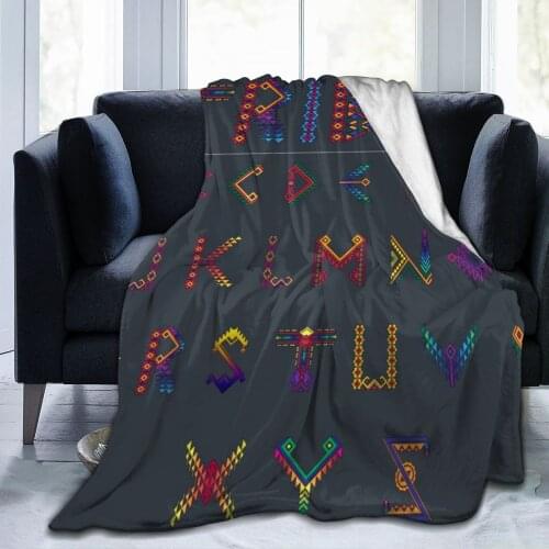 Abstract Geometric Mosaic Vintage Ethnic Seamless Super Soft Fleece Throw Blanket For Couch Bed Dropship Blankets Dropship Throw