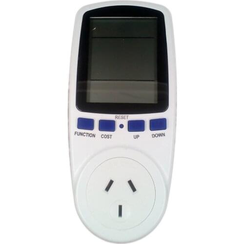 AU Plug Power Energy Watt Voltage Amps Meter Analyzer with Power Electricity Usage Monitor