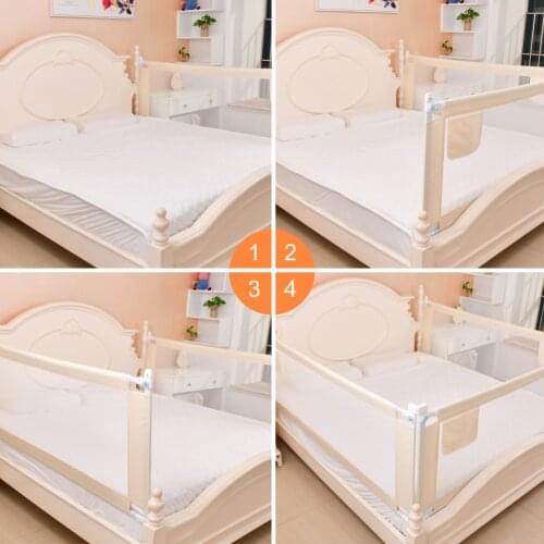 Baby playpen safety playground on bed barrier fence guardrail bed rail foldable children home protection crib fence lifting rail