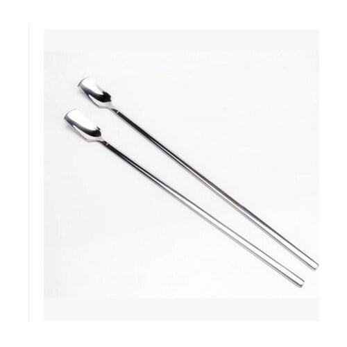 28CM stainless steel spade long spoon cocktail pitcher coffee spoon Smoothie spoon stirring rod