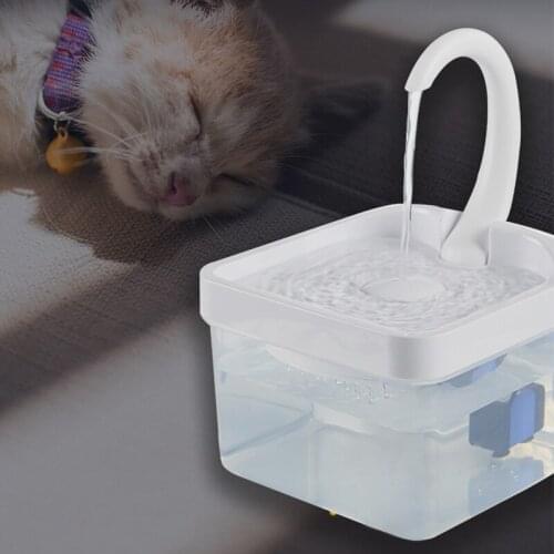 Pet Cat Drinking Water Fountain Automatic Circulating Dog Dispenser Kitten Drinker Cats Feeding Bowl Silent Filtration Pump