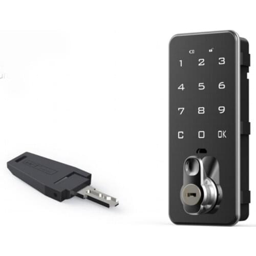 Electric Touch Keypad Password Code Number Cabinet Drawer Lock With Key For cabinet drawer Mailbox access control