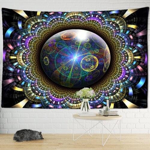 Indian Mandala Tapestry Wall Hanging Rug Blanket Camping Tent Travel Mattress Bohemian Sleeping Pad Room Decor