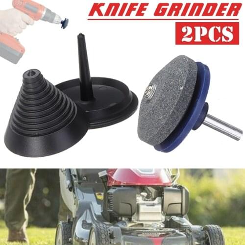 Hot Sale Mower Blade Balancer + Sharpener Set For Lawn Blades Drill Blades Lawn Mowers Garden Tools Kit