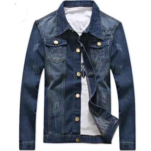 Mens Denim Jacket Hip Hop Bomber Jacket Men Solid Casual Slim Quality Coats Streetwear Cowboy Mens Jean Jacket Chaqueta Hombre