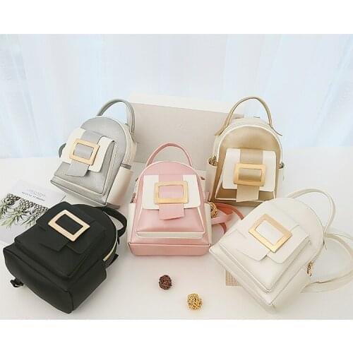 Fashion Women Backpack Delicate Young Girls Outdoor Street Backpack Mini Bag Casual Korean Style Female Backpack