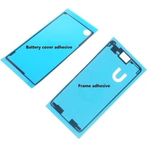 For Xperia M4 Aqua Battery Back Door Adhesive Front Housing Frame Sticker