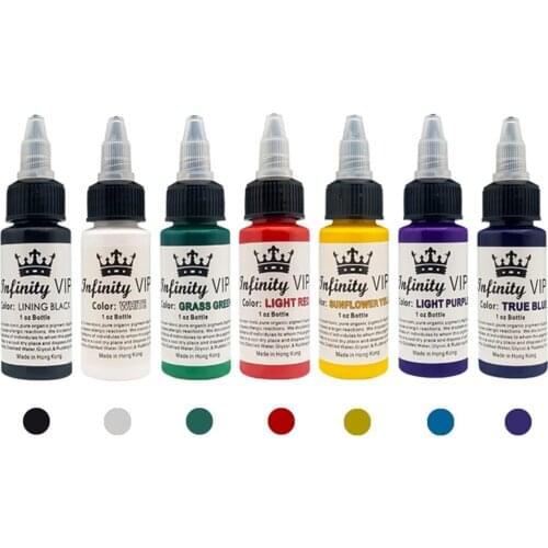 Natural Pure Plant Tattoo Pigment Permanent Makeup 1oz Bottle Tattoos Ink Pigment For Body Professional Beauty Art Supplies