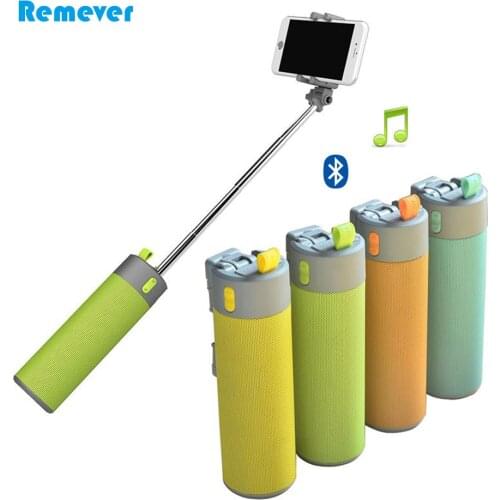 New Arrival Multi-function Protable Monopod Bluetooth Selfie stick+Bluetooth Speaker+Power Bank for Phones Iphone Huawei Xiaomi