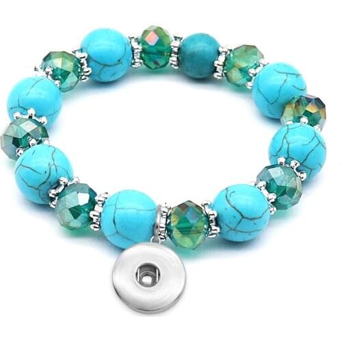 New Fashion 18mm Snap Button Bracelet DIY Jewelry KB015