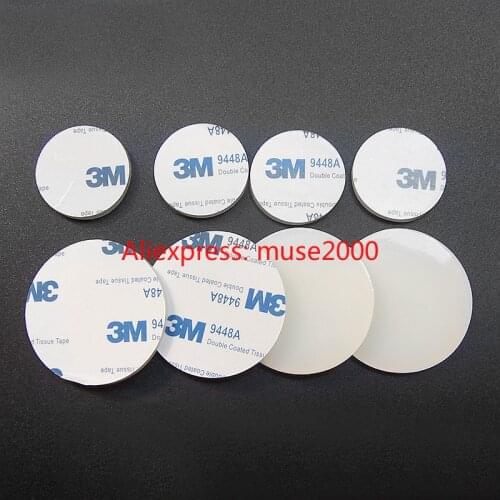 Adhesive backed 1 side silica rubber sael gasket Dia 10-45mm thickness 1 2 3mm white silicone no hole gasket fan insulation