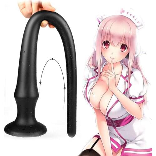 Huge Butt Plug Silicone Long Anal Dildo Plug Men Woman Gay Erotic Toys Anus Dilator Anal Expander Prostate Massage Masturbator