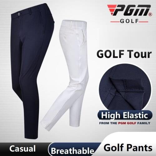 Pgm Women Golf Pant Breathable Golf Long Trouser Mens High-elastic Sports Pants Slim Thin Casual Trousers Size XXS-3XL