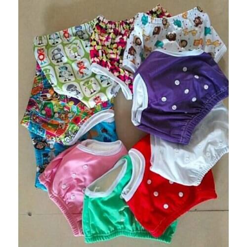 Unisex Baby Diaper Reusable Baby Training Pants Animal Printed Newborn Underpants Panties Infant Toddler Cloth Diapers Cover