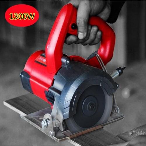 220V 1300W Portable Marble Cutting Machine Stone Tile Multifunctional Slotting Machine High Power Woodworking Saw