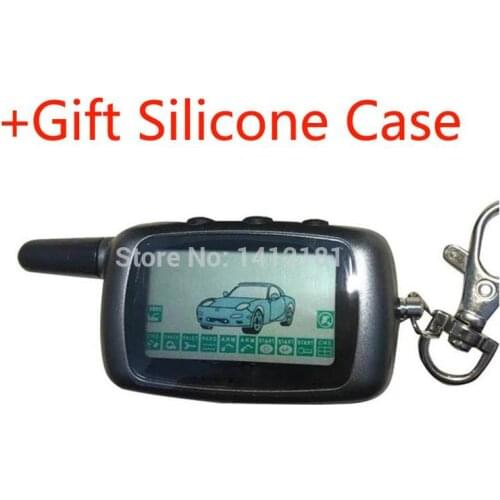 A9 LCD Remote Key Keychain for Russian Two way car alarm Twage StarLine A9 A8 A6 KGB FX-5 FX5 FX-3 FX3 jaguar EZ-Beta EZ-Alpha