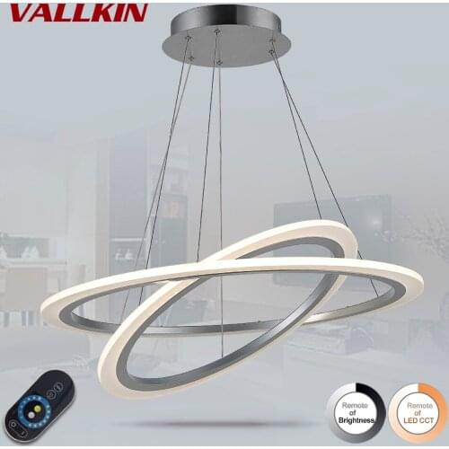 Modern Led Pendant Light Ring DIY Acrylic Iron Indoor Pendant Lamp Aliuminum Pendant Lamp Lighting for Living Dinning Room Lamps