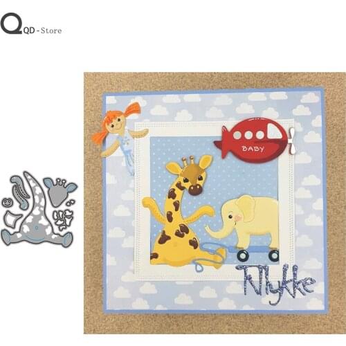Giraffe Model Cutting Dies Stamps Dies Scrapbooking Mold Cut Handmade Tools DIY Craft Decoration Metal Cutting Dies New 2020