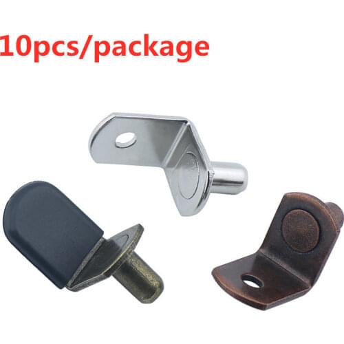 10PC Wardrobe Partition Plate Shelf Support Movable Board Bracket Wine Fixed Glass Plywood Shelf Rack Furniture Fittings