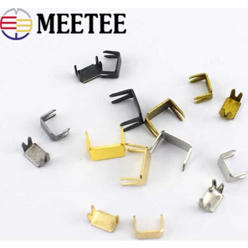 100Pcs Non-slip Metal Zipper Stopper End Locks For 3# 5# 8# 10# Nylon Zippers DIY Instant Fix Zip Repair Kit Replacement ZA121