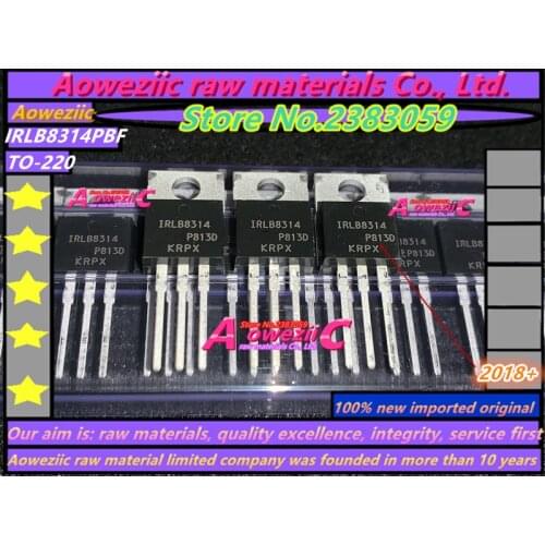 Aoweziic 2018+100% new imported original IRLB8314PBF IRLB8314 TO-220 power MOS tube 30V 184A