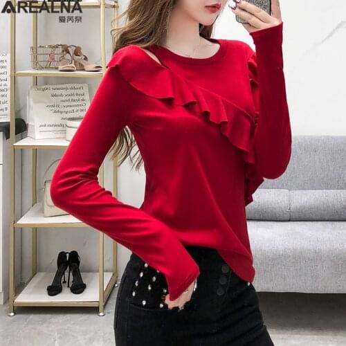 Женские футболки с длинным рукавом AREALNA China At AliExpress