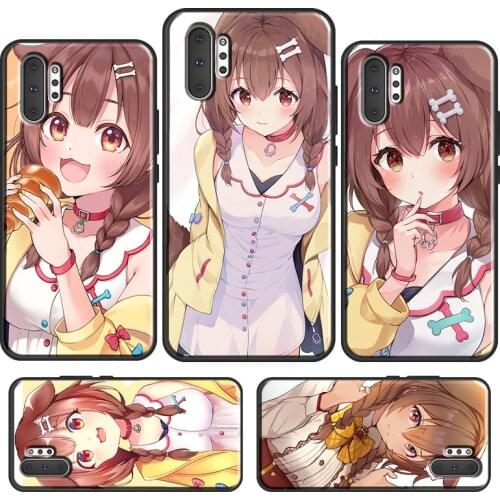 Inugami Korone Hololive Case For Samsung Galaxy S20 FE S21 Ultra Note 20 Note 10 Plus S10e S8 S9 S10 Plus Cover