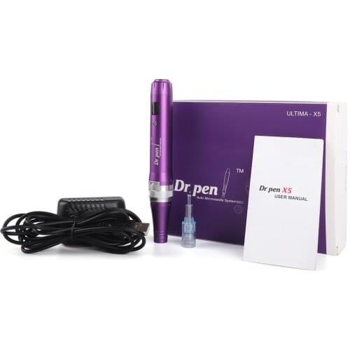 Dr Pen Ultima X5 Derma Pen Professional Wired Micro Needling Pen Mesotherapy Auto Micro Needle Derma System Therapy Derma Stamp