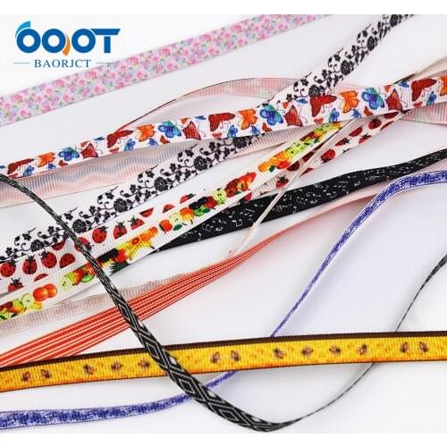 Grosgrain Ribbon 10 Style Mix 3/8"(10MM) 10Yards Cartoon Series Printed Festival Party Material Gift Wrap DIY Handmade 201228-1