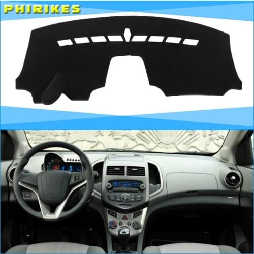Car Inner Auto Dashboard Cover Dashmat Pad Carpet Sun Shade Dash Board Cover For Chevrolet Sonic AVEO Holden Barina 2011~2018