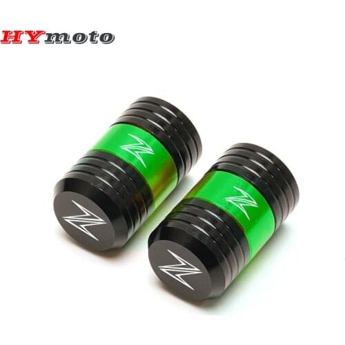Newest Motorcycle CNC Accessories Tire Valve Stem Cover Caps For Kawasaki Z250 Z300 Z400 Z900 Z800 Z750 Z1000 Z650 ZX10R ZX6R
