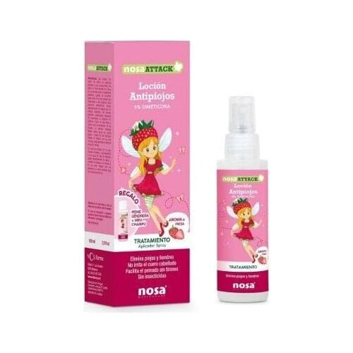 NOSA DIMETICONA LOCION ANTIPIOJOS FRESAS 100ML