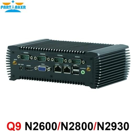 RS485 COM Industrial Mini PC Fanless PC With Intel Celeron Processor N2930 2*RTL8111E Gigabit Ethernet