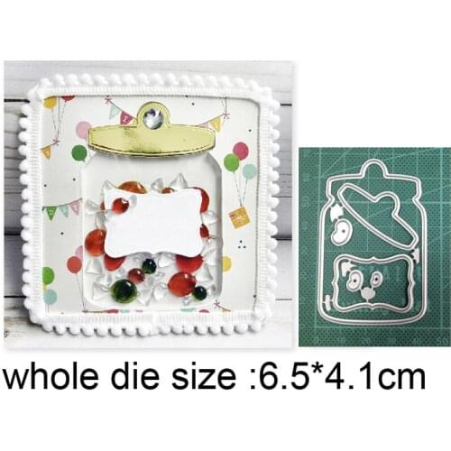 Craft dies Metal Cutting Dies Cut Die Mold Bottle Decoration Scrapbooking dies Paper Craft Knife Mould Blade Punch Stencils dies