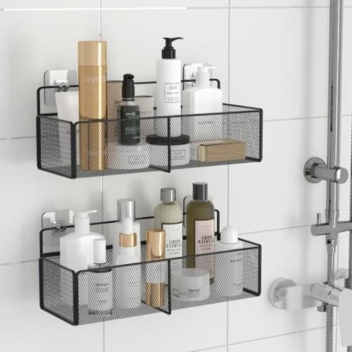 Bathroom shelving Bathroom wall wall hangers hang wall non-perforated toilet