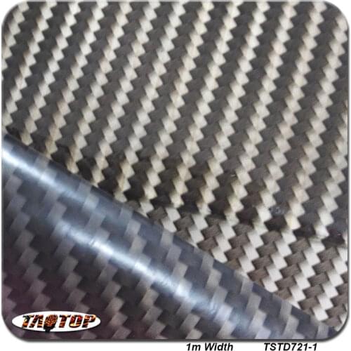 TSTD721-1 1M * 10M popular black transparent carbon fiber Hydrographics Film Water Transfer Printing Films