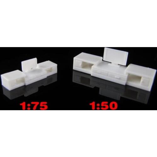 1:50-75 HO Scale Model TV Cabinet DIY Indoor Display Furniture Building Model Making Materials