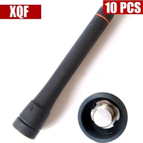 XQF 10PCS VHF Stubby Antenna For ICOM Radio F11 F3011 F14 F3021 F3161 F70 F30GT Two Way Radio