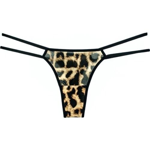 Womens Two Strip Sexy T-Back Temptation Traceless Cotton Crotch T-Shaped Panties Thongs Women Sexy