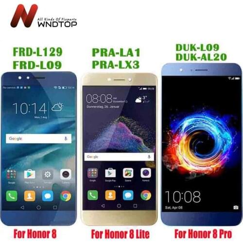 For Huawei Honor 8 Pro LCD Display Touch Screen For Huawei Honor 8 Lite LCD 8pro DUK L09 PRA TL10 LA1 LX1 LX3 FRD L09 L19