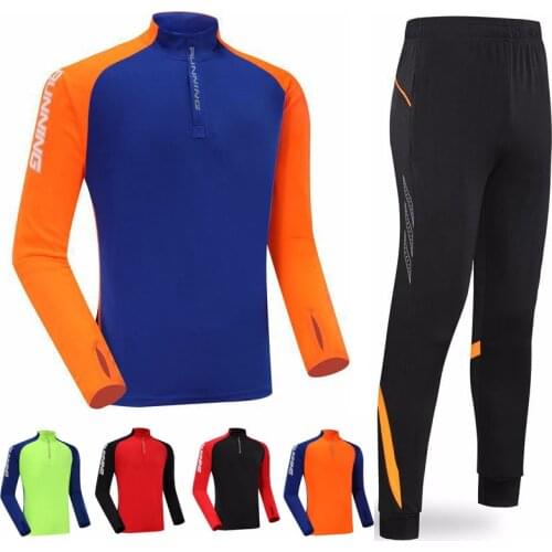 Winter Adult Children Football Jerseys Kits Boys Soccer Clothes Sets survetement Football 2019 New football training tracksuit