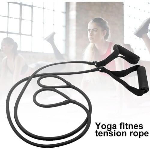 1 Pair Women Yoga Pedal Pull Rope Fitness Workout Exercise Training Tensile Tube Resistance Bands Fitness Sporting Tool