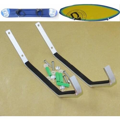 1 pair skimboard / Wakeboard /Kiteboard Wall Mount Display Rack Hanger Organizer