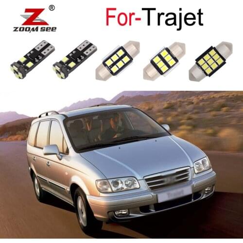 10pcs Canbus no error White interior car LED bulb inside reading light kit For Hyundai Trajet (2001-2008)