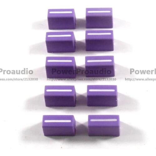 10pcs/lot New Purple Channel Crossfader Fader Cap Knob Fit For RANE 57 TTM57 TTM57sl TTM57mk2