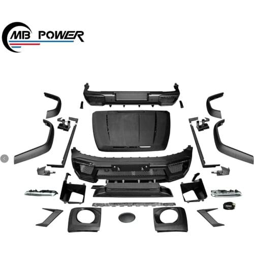 2020 new style G class w463A W464 G63 Blade 2 wide body kit for G wagon w463A W464 G63 wide kit PP material