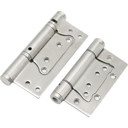 3 Pcs Stainless Steel Folding Butt Hinges Furniture Hardware Hydraulic Door Closer Invisible Door Hinge